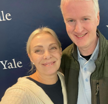 Joi Kiley with her husband
