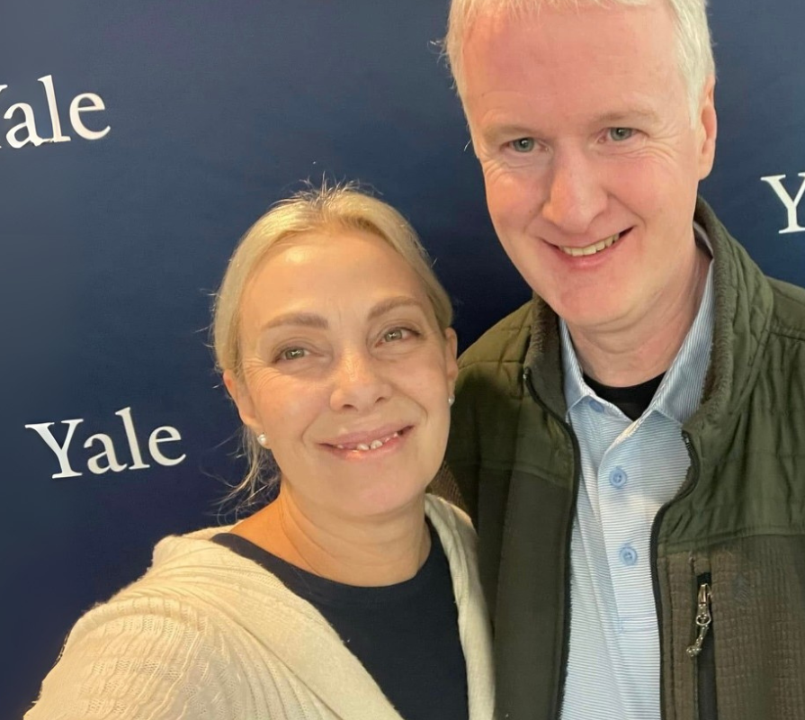 Joi Kiley with her husband
