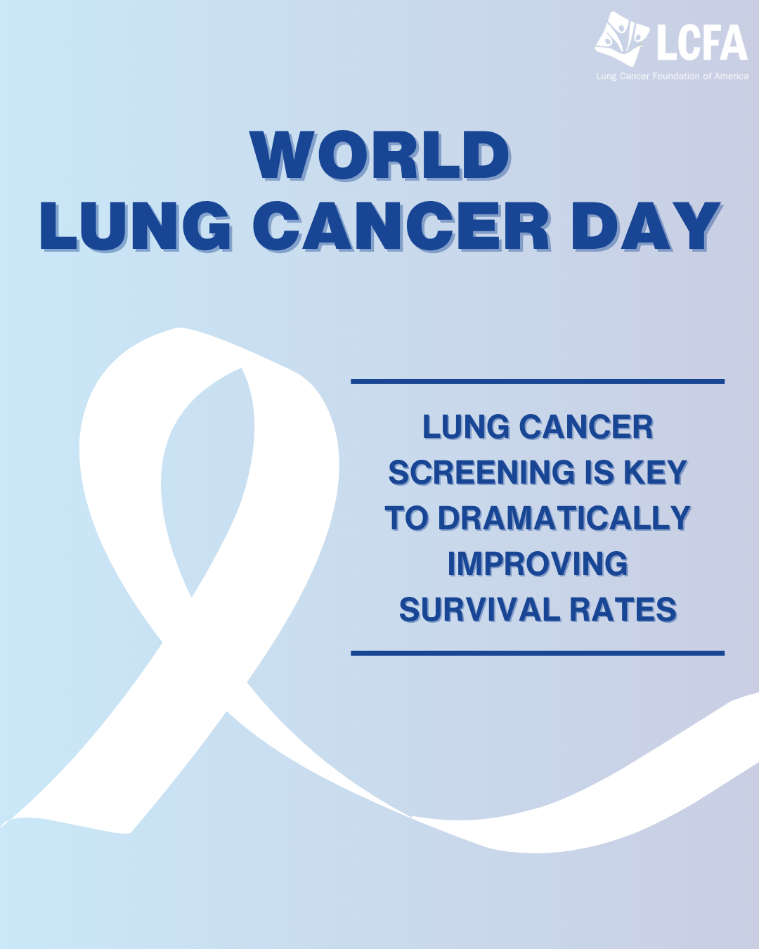 Lung cancer screening is key to dramatically improving survival rates.