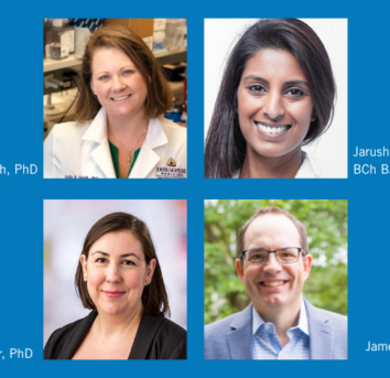 The new members, Kellie N. Smith, PhD; Jarushka Naidoo, MB BCh BAO; Alice Berger, PhD; and James Hiter