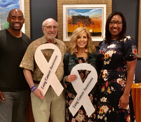 Buddy Cutler with fellow advocates