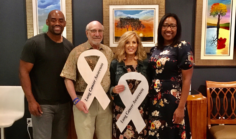 Buddy Cutler with fellow advocates