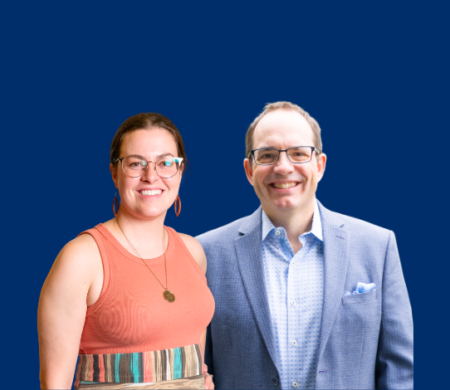 Host James Hiter with Ask Me Anything guest Stephanie Williams