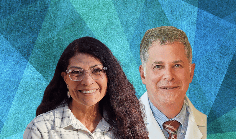 Veterans Michelle Alarid and Dr Martin Edelman headshots